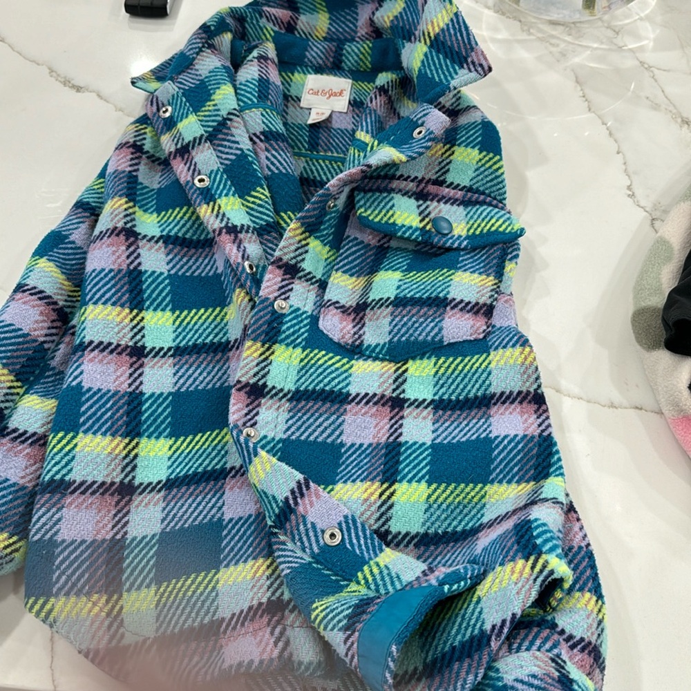 Kids flannel jacket